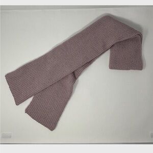 Dusty Rose Knit Scarf